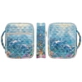 thumbnail image 2 of Xoenoiee Dolphin Fish Coral Print Quilted Bible Cover Case for Women Men, Portable Carrying Book Case Multi-Functional Bible Organizer Case with Handle and Zippered Pocket, 2 of 7