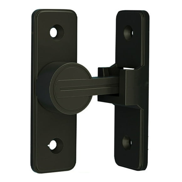 MAYUJIAA Barn Door Flip Locks Safety Prevents Theft Punch Free Heavy Duty Gate Locks for Garden Bathroom Outdoor Garage MK 008 90 Degree Black AF323-6813