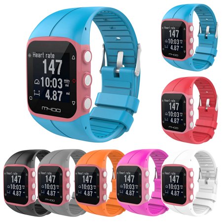 StrapsCo Silicone Rubber Replacement Band Strap for Polar M430 GPS Running Watch | Walmart Canada