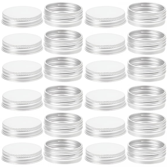 ACDANC Candle Jar Salve Containers Tin with Screw Lid Lip Balm Aluminum Cans Lids Travel