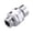 Silver, variant on Shower Head Swivel Adapter, Universal 360 Degree Adjustable Stainless Steel Ball Joint Adapter with G1/2 Connection, Durable Shower Arm Extension for Most Rainfall Shower Heads, 1Pc(Silver,1.9x0.5")