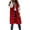 Red, variant on Baberdicy Puffer Vest Women's Long Winter Coat Vest with Hood Sleeveless Warm Down Coat with Pockets Quilted Vest Down Jacket Quilted Outdoor Jacket Girls' Outerwear Jackets & Coats Red