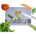 thumbnail image 2 of Caroline's Treasures Papillon Red White Welcome Glass Cutting Board Large, 2 of 2
