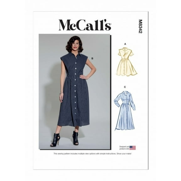 McCalls Sewing Pattern 8342 Women K5 (8-10-12-14-16)