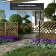 thumbnail image 2 of Hoshi Zen Garden Fence Panel - Burnt Bamboo, 2 of 4