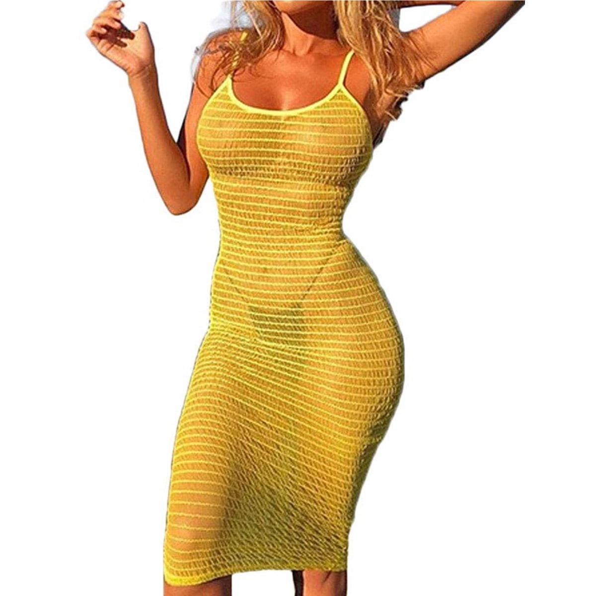 mesh bodycon cover up