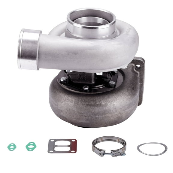 BFO T4 Turbo Turbocharger with Gaskets for 4.0L-6.0L Engine, Up to 600HP for Chevrolet Camaro 1967-2002 Silverado 1500 2003-2007, for Ford Mustang 1979-2020, for Dodge Challenger 1970-1974 2009-2020