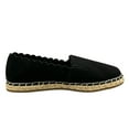 thumbnail image 3 of JOLIEE Espadrilles Comfort Round Toe Black Size 7 Women's Flats, 3 of 8