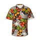 thumbnail image 1 of Fotbe Sloth on the Branch Camisa Hawaiana para Hombre Unisex – Camisa Casual de Verano con Botones de Manga Corta de Algodón y Lino,Small, 1 of 7