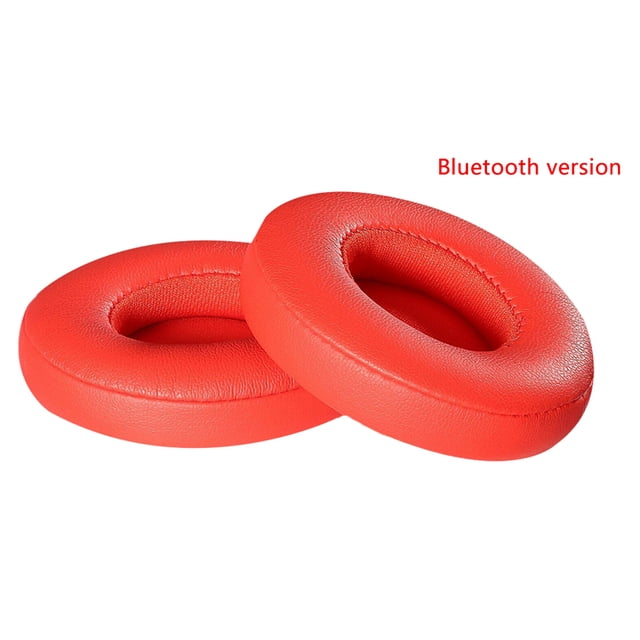 Almohadillas de espuma viscoelástica de cuero con proteína de Repuesto para Beats Solo 2/3, Almohadillas para Auriculares tipo Bluetooth 1 par AweSitey EL2061-04B