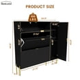 thumbnail image 3 of Boyel Living Shoes Cabinet with Flip Drawers, Black Shoes Storage Cabinet Shoe Storage Organizer for Entryway, Foyer, Hallway, 3 of 6