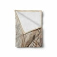 thumbnail image 2 of Music Soft Flannel Fleece Blanket, Jazz Musician Playing the Saxophone Solo in the Street on Grunge Background Art Print, Cozy Plush for Indoor and Outdoor Use, 50" x 70", Brown Ecru, by Ambesonne, 2 of 6