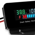 thumbnail image 2 of IPX7 Waterproof Battery Monitor with Bracket 7-100V,Car Motorcycle Golf Cart Battery Meter Buzzer Alarm & Temperature, 2 of 5
