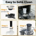 thumbnail image 6 of Casabay 700W Juicer Machine, Large Feed Chute Juicers Machine with Adjustable Speeds, 18000 RPM Max, Stainless Steel & Easy Clean Detachable Parts, Silver, 6 of 9