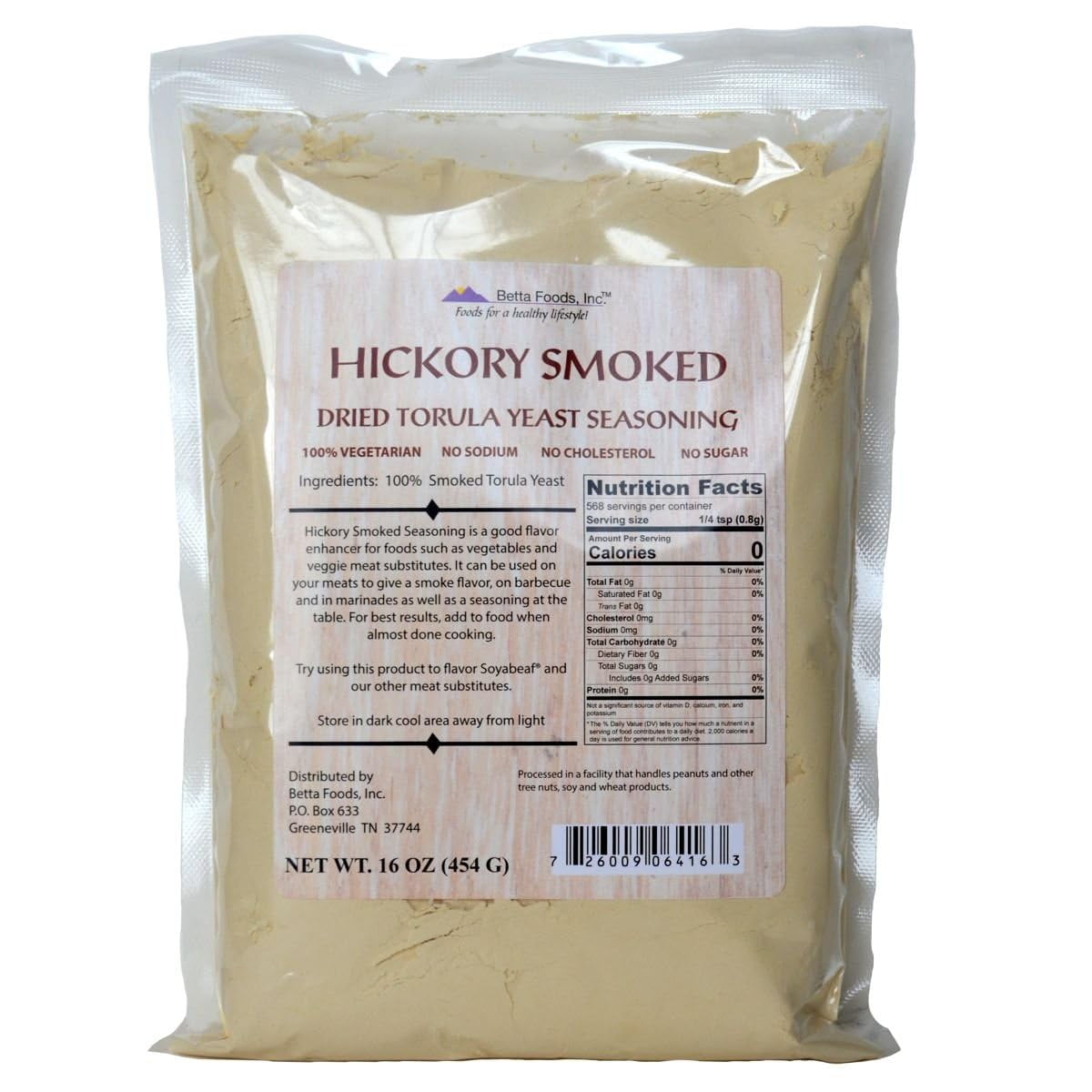 Hickory Smoked Dried Torula Yeast Seasoning (16 Ounce)