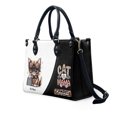 thumbnail image 4 of Hawaiian Shorthair Cat Bag, Personalized Leather Handbags For Women - Personalized Bag with Name - Tote Bags for Mom Grandma - Custom Gifts Ideas for Her, Gift for Cat Lover, Cat Mom, 4 of 7