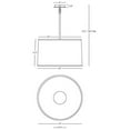 thumbnail image 2 of S2189-Robert Abbey Lighting-Echo 3-Light Pendant 20 Inches Wide and 12.5 Inches Tall-Stainless Steel Finish    -Traditional Installation, 2 of 2
