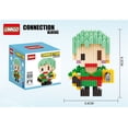 thumbnail image 1 of One Piece Connection Building Blocks Luffy Chopper Nami Sanji Zoro Usopp Ace Franky Brook Robi Diamond Brick Figure Toy For Kids 68196 Zoro With box, 1 of 6
