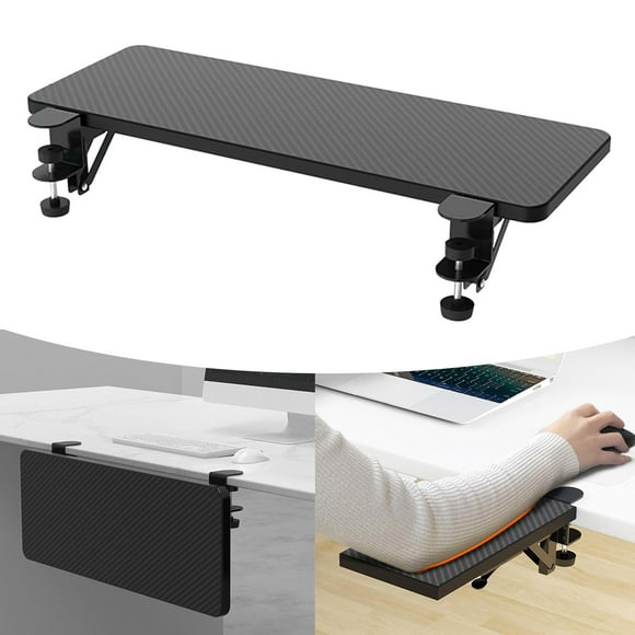 Wood Ergonomic Desk Extender Folding Tilting Punch Elbow arm rest for Keyboard Typing Computer Mouse Pad Holder Large
