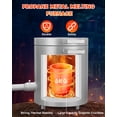 thumbnail image 4 of 6KG Propane Melting Furnace Kit - 2700°F High Capacity Smelting Furnace Kit Ideal for Scrap Metal Recycling, Aluminum, Copper, 4 of 8