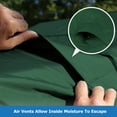 thumbnail image 4 of Leader Accessories 600D Polyester Waterproof Trailerable V-hull Tri-hull Boat Cover,Green, 4 of 7
