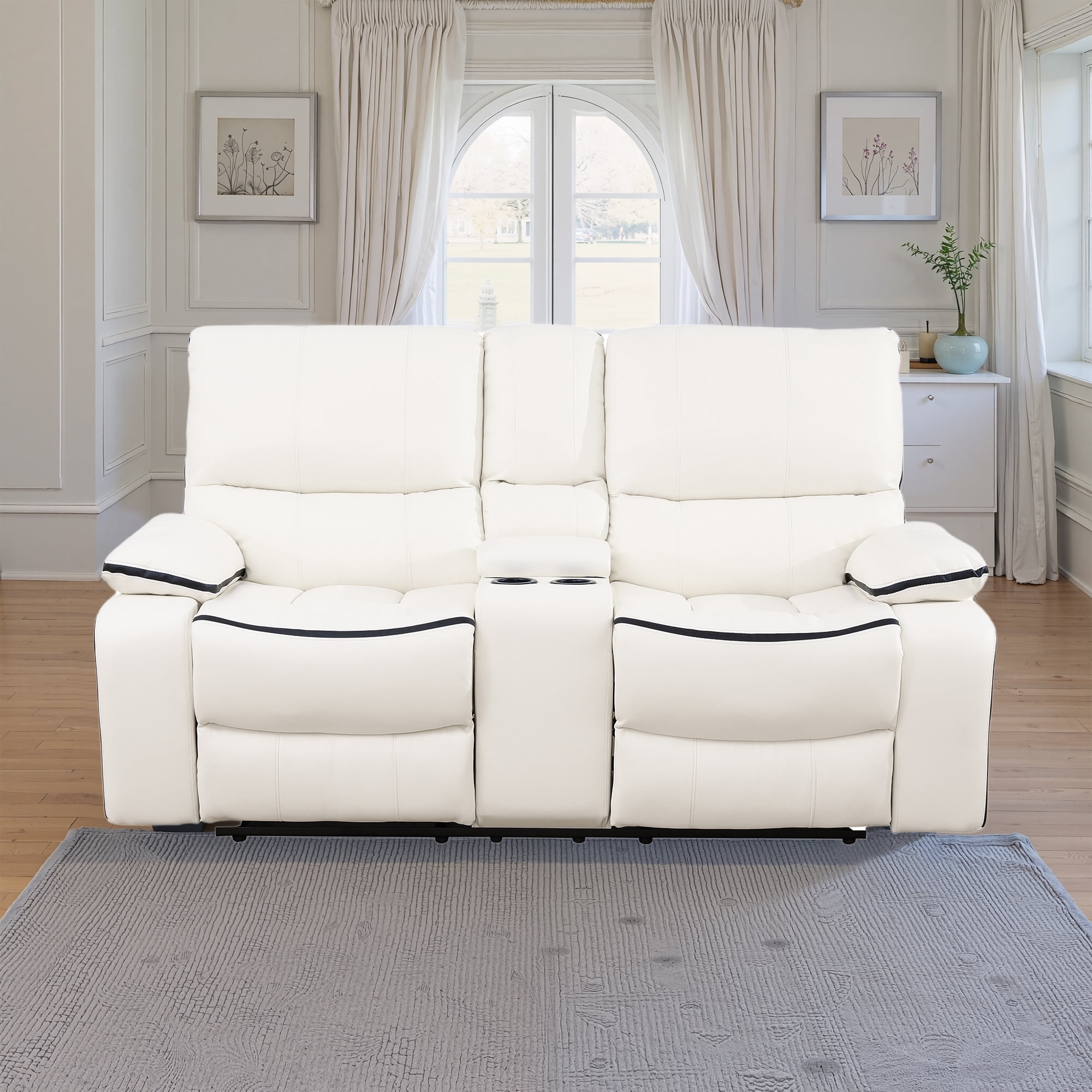 MAYEERTY Modern Adult Simple Reclining Stylish Business Function Sofa for Living Room
