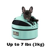 Sleepypod Mini Pet Bed — Multi-use Travel Pet Bed, Crash-Tested Car Seat, Carrier for Dogs and Cats up to 7 Pounds (Jet Black)