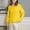 Yellow, variant on Goodtrade8 Sweaters for Women Knitted Plus Size Solid Color Crew Neck Casual Long Sleeve Sweater Tops for Women Sizes S-XXXL
