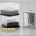 thumbnail image 3 of Liwarace Solar Ice Brick Lights Landscape Lights for Garden Courtyard Path Road Decor Light, 3 of 10