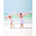 thumbnail image 3 of Pink Stripe Beach Towels Oversized Super Absorbent, Modern Simple Geometric White Striped Lightweight Bath Towel Quick Dry Sets For Bathroom/Pool/Rv Camping/Beach Play/Gym Room/Picnic 35"x70", 3 of 8