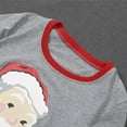 thumbnail image 3 of Family Matching Christmas Pajamas Set Snowman Printing Tops Long Pants Sleepwear, 3 of 7