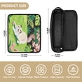 thumbnail image 3 of Hair Tools Storage with Heat Resistant Mat- Cat Playing Pattern Printed Curling Iron Travel Bag/Flat Iron Case for Women, 3 of 8