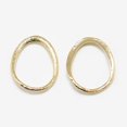 thumbnail image 1 of Brass Linking Rings Oval Real 18K Gold Plated, 1 of 3