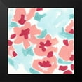 thumbnail image 2 of Vess, June Erica 20x20 Black Modern Framed Museum Art Print Titled - Cherry Blossom Pop I, 2 of 5