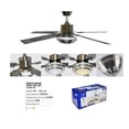 thumbnail image 2 of Ventilador minimalista 5 aspas Megaluz luz calida fria e intermedia con control CF1083A-48, 2 of 3