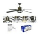 thumbnail image 2 of Ventilador minimalista 5 aspas Megaluz luz calida fria e intermedia con control CF1083A-48, 2 of 3