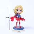 thumbnail image 2 of Figura Popular de cabeza grande de los vengadores, figura de Superman, Supergirl, Batman, Spider Man, modelo de adornos, juguete de periferia de Anime, versión Q, 8-17,5 cm（05，, 2 of 5