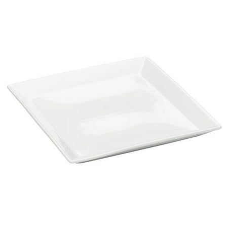 

Cal Mil PP252 Square Gourmet Display Platter - Bright White Porcelain - 11.875 x 11.875 x 1.25 in.