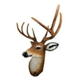 thumbnail image 6 of Ebros 8 Point Buck Deer Bust Champion Wall Mount Sculpture Plaque Figurine 21"H, 6 of 10