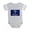 Heather Gray, variant on CafePress - North Dakota - Cute Infant Baby Football Bodysuit