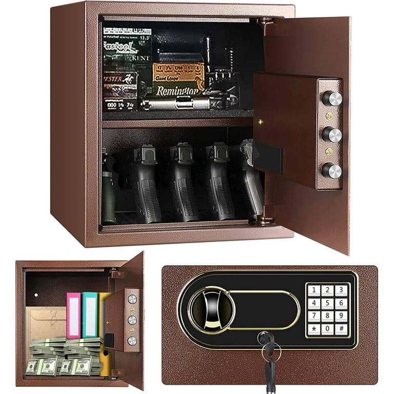 Bonsaii Steel Safe Box, Docuent Safe With Digital Keypad Lock, 1.2
