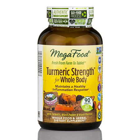UPC 051494100097 product image for Turmeric Strength for Whole Body - 90 Tablets by MegaFood | upcitemdb.com