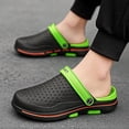 thumbnail image 1 of Beach Non-Slip Thick Sole Breathable Wrapped Toe Hole Shoes Shoes for Men Boys, 1 of 2
