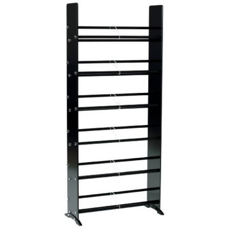 - transdeco td319b glass multimedia rack for for 336 cd 234 dvd, black/chrome