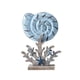 thumbnail image 5 of Figuras de playa de madera, adornos artesanales, decoración de escritorio, manualidades, figuras para encimeras. buccino, 5 of 9