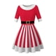 thumbnail image 4 of Disfraz de Navidad Vestido de Navidad Cosplay Vestirse Trajes de Navidad Mujeres Niñas Disfraz de Cosplay Falda roja para Fiesta de Navidad , METRO M, 4 of 8