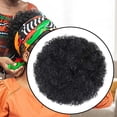 thumbnail image 6 of Gazechimp Afro Hair Bun Clip on Breathable Soft Lightweight Short Afro Bun for Cosplay 15cm, 6 of 8