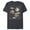 Navy Heather, variant on Disney The Nightmare Before Christmas Jack Sally Zero Mystic - Short Sleeve Blended T-Shirt for Adults - Customized-Dark Heather