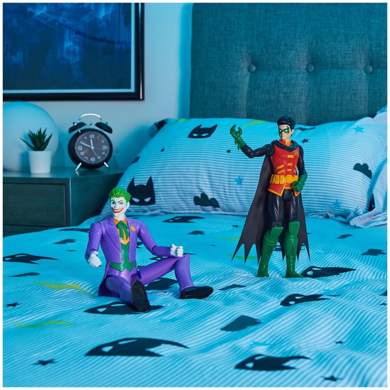 Tableau Batman Joker Sur Bois - Format XXL 165x62 Cm - Déco Super-Héros Prêt à Accrocher