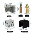 thumbnail image 2 of For Elegoo Neptune 4/4Pro Hotend+0.4mm Nozzle Kit 24V 40W Heating Rod, 2 of 5